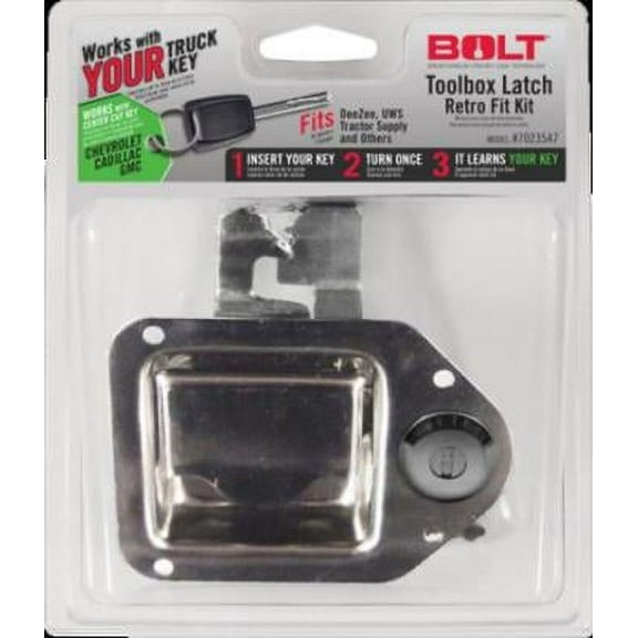 BOLT Lock Locking Tool Box Latch / GM Center Cut 7023547 Truck Tool Box Lock