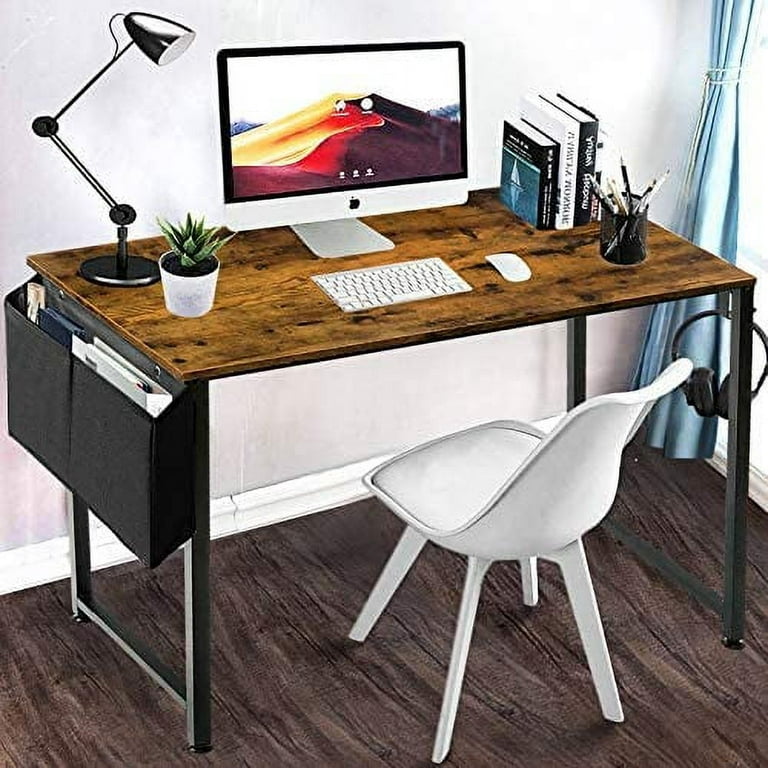 32 inch Small Computer Desk for Small Space, Modern Simple Style Desk for  Living Room/Bedroom/Home Office, Sturdy Student Writing Desk, Gift for Kid,  Vintage 