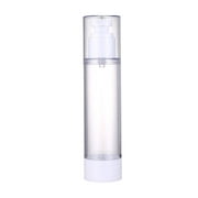 BOLUOYI 4th of July Party Airless Pump Press Bottle Empty Plastic Vacuum Lotion Bottles Clear Containers Cosmetics Travel Size Dispenser