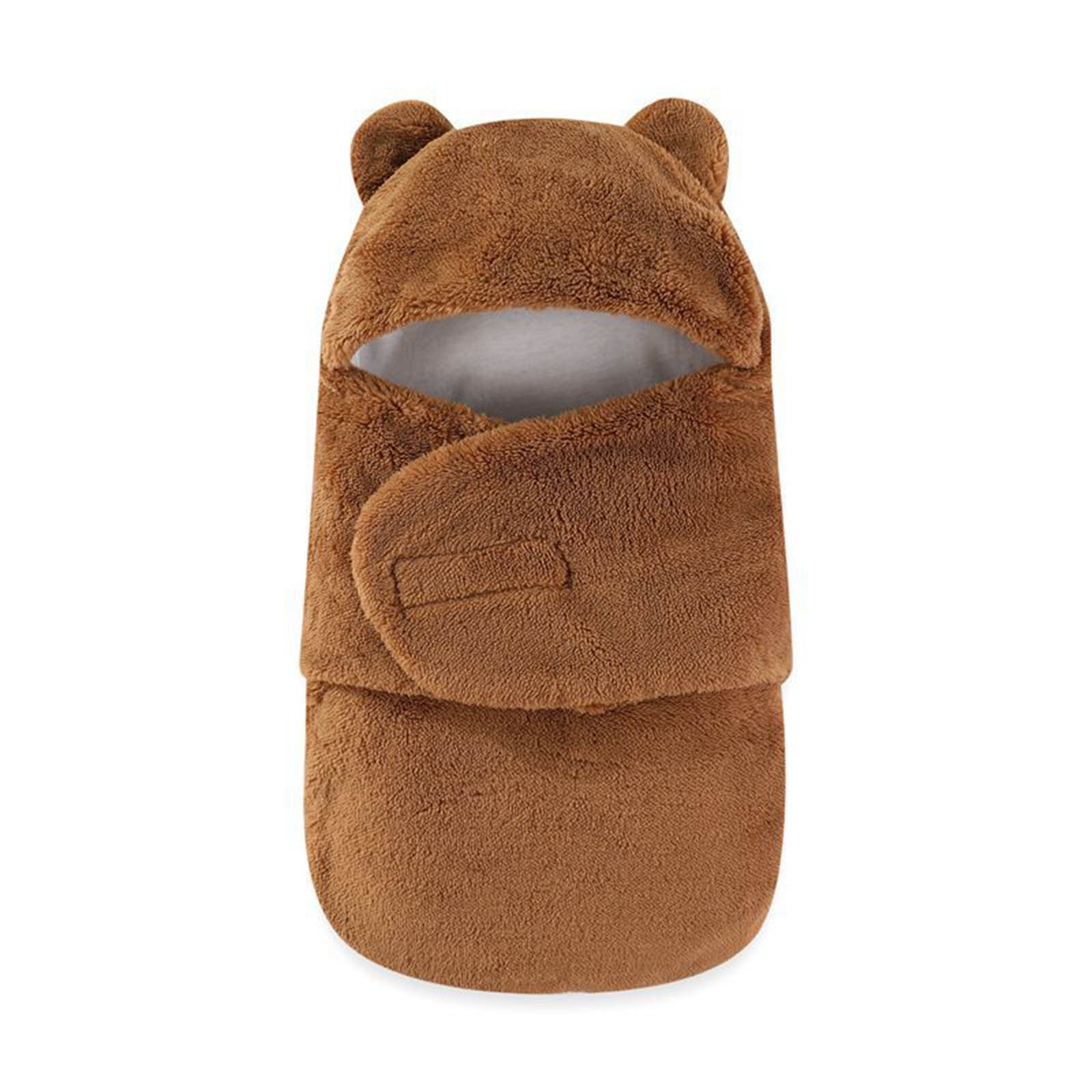 BOLUOYI Male 12 Month Boy Clothes Baby Swaddle Blanket Cute Bear Receiving Swaddling Wrap Baby
