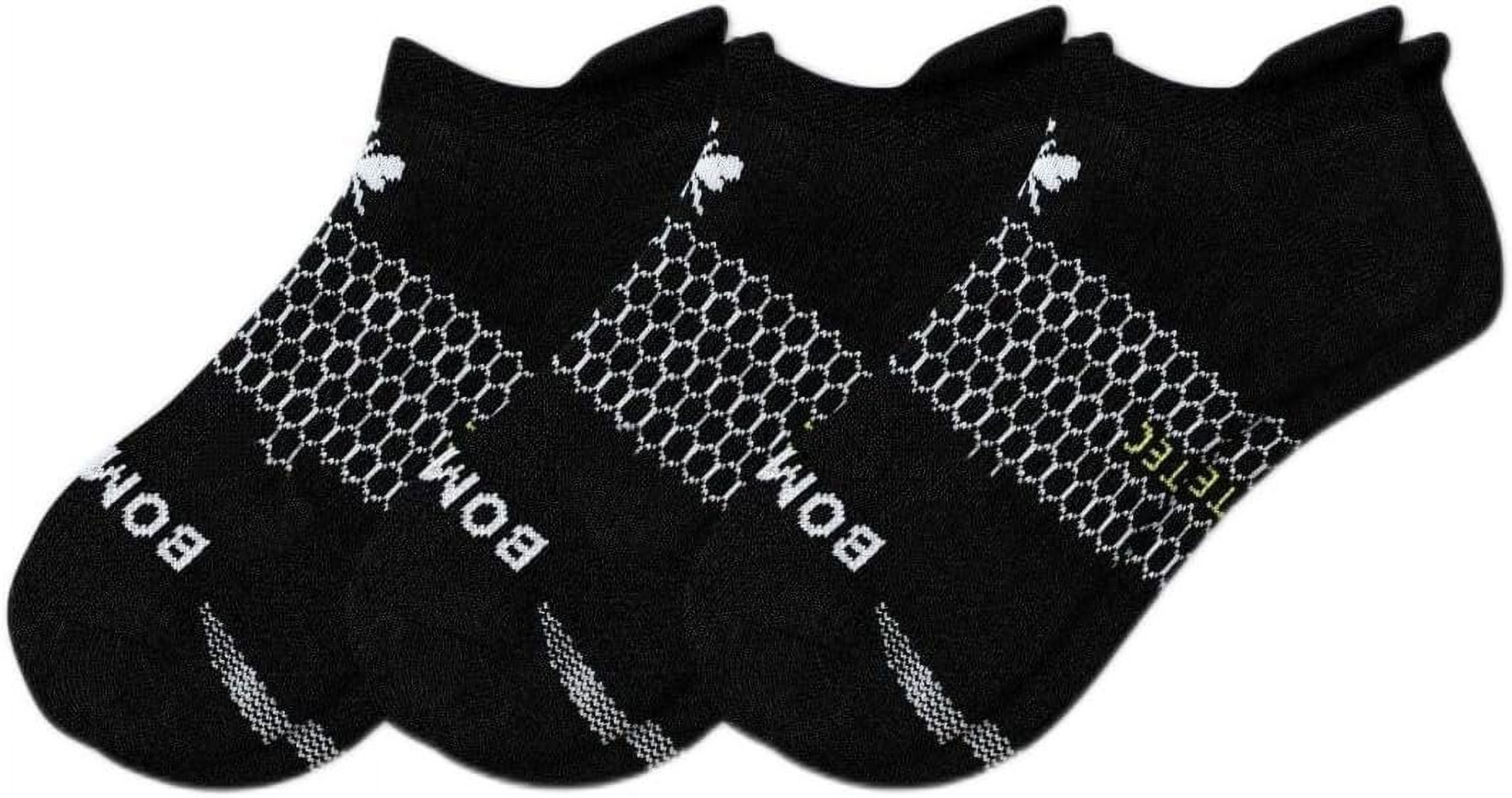 BOMBAS (3 PK) Men's All Purpose Performance Ankle Socks Black Sz XL