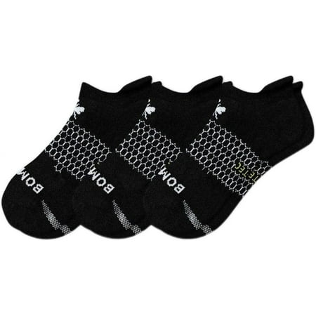 BOMBAS (3 PK) Men's All Purpose Performance Ankle Socks Black Sz XL