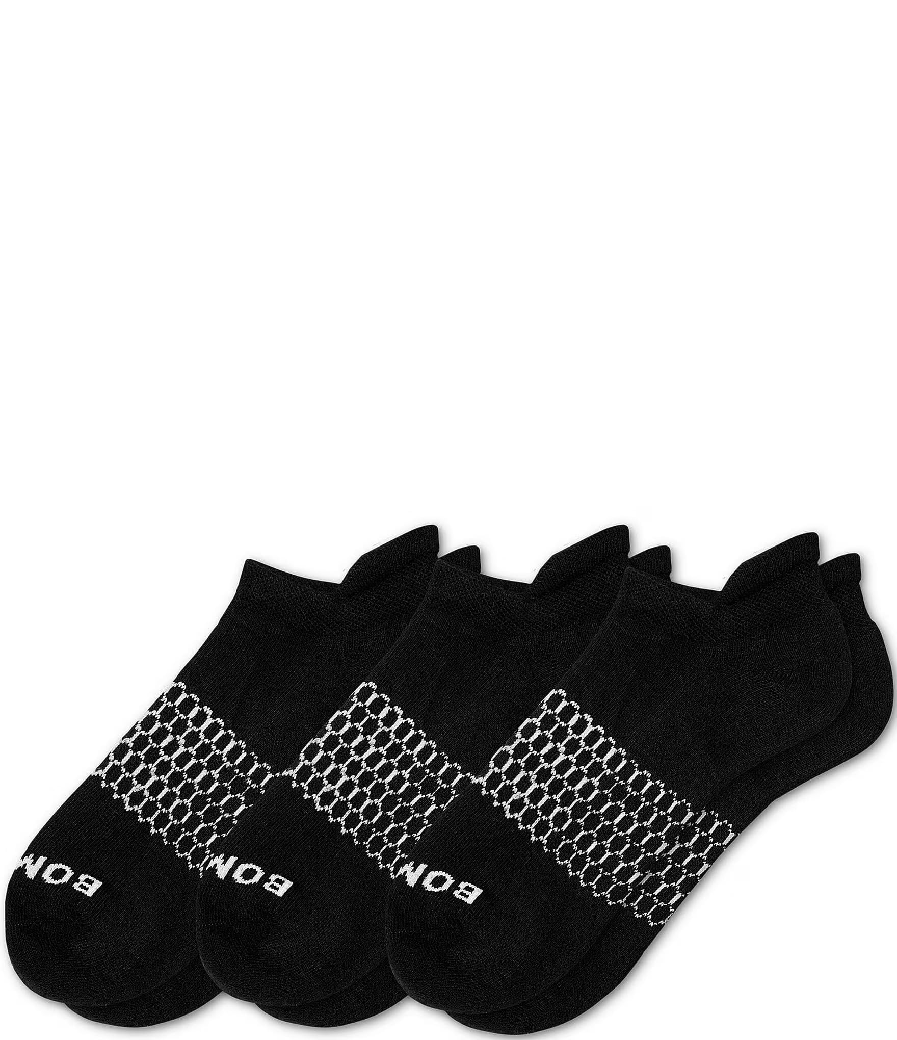 BOMBAS XL Ankle Sock 4 pack, Black Grey