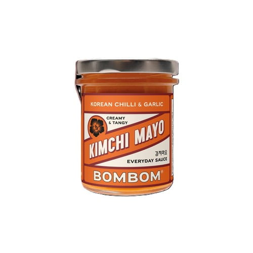 BOMBOM Kimchi Mayo Korean Chilli & Garlic Sauce 165g, British Import (Pack of 2)