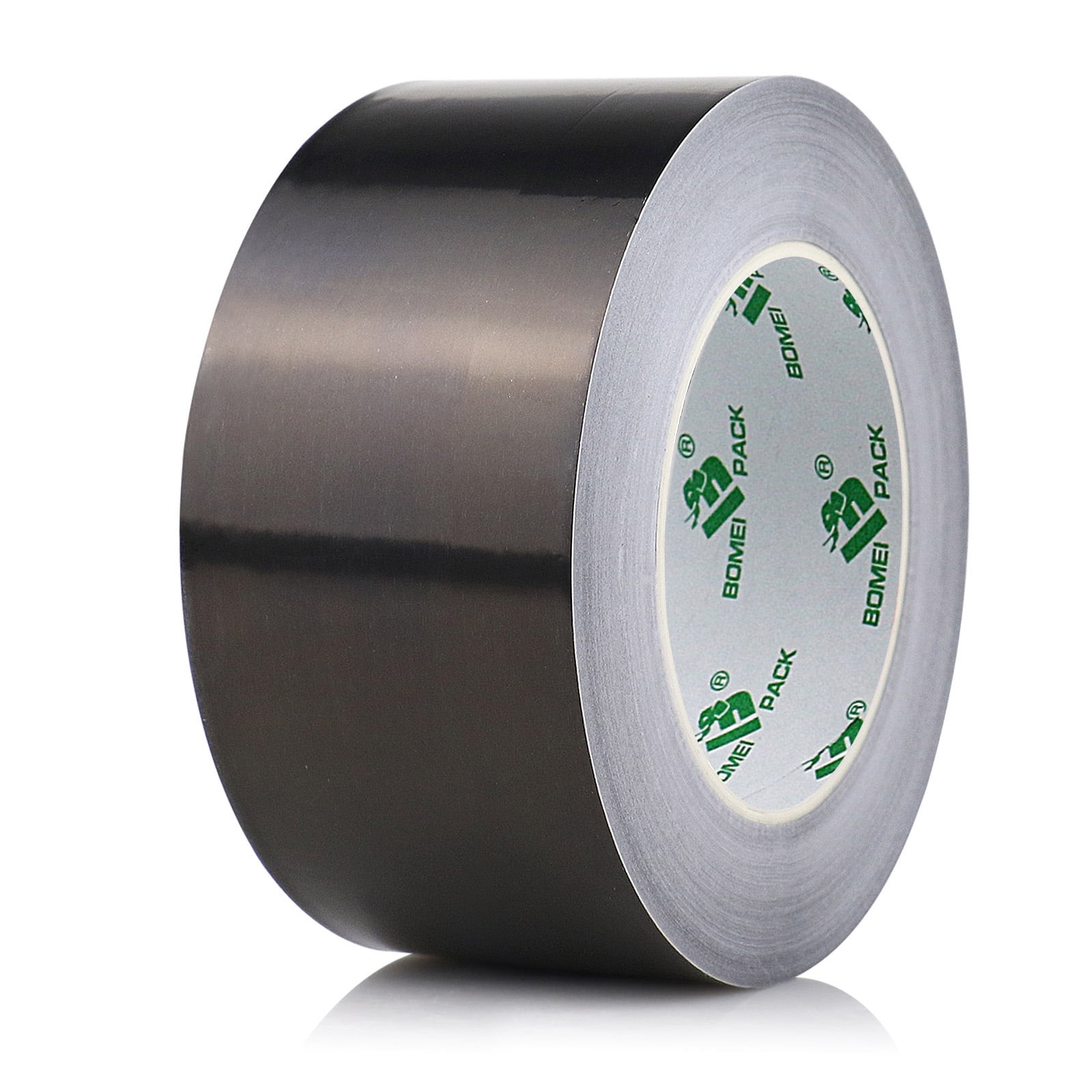 BOMEI PACK Black Aluminum Tape, 2 Inch x 90 Feet, Black Foil Tape for HVAC, Air Ducts, Pipe, Metal Repair, Waterproof