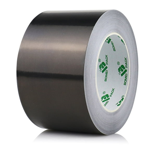 BOMEI PACK Black Aluminum Tape,3 Inch x 30 Yards,Black Foil Tape HVAC Sealing & Patching Hot Cold Air Duct Tape Aluminum Foil Tape for Pipe, Metal Repair, HVAC, Air Ducts, Insulation (3 Inch)