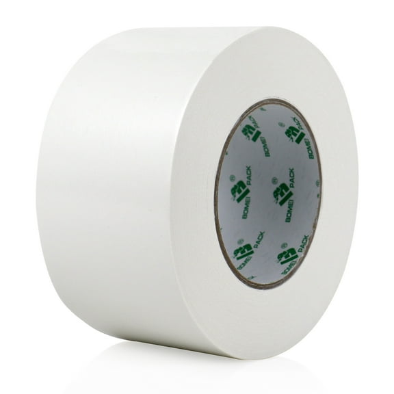 BOMEI PACK Double Sided Carpet Tape - 3 Inch x 20 Yards Residue-Free, Heavy Duty Double Sided Rug Tape for Carpet, Strong Adhesive and Removable Carpet Repair Tape for Hardwood Floors and Area Rugs