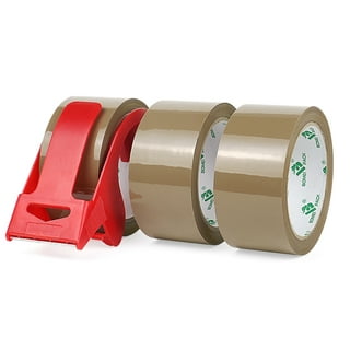 2 110 yds Brown Heavy Duty Packaging Tape 72PK Brown Transparent  All-Purpose Glossy Material for Office, School and Home Carton Sealing Tape  for