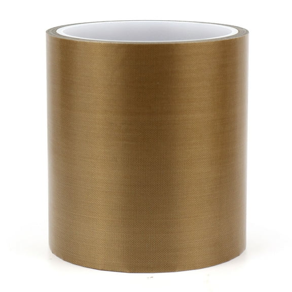 BOMEI PACK Teflone PTFE Glass Cloth Tape, 4-inch x 33 Feet ,High Temperature PTFE Tape for Vacuum Sealer Machine, Hand Impulse Sealers Insulation PTFE Coated Fiberglass Adhesive Tape