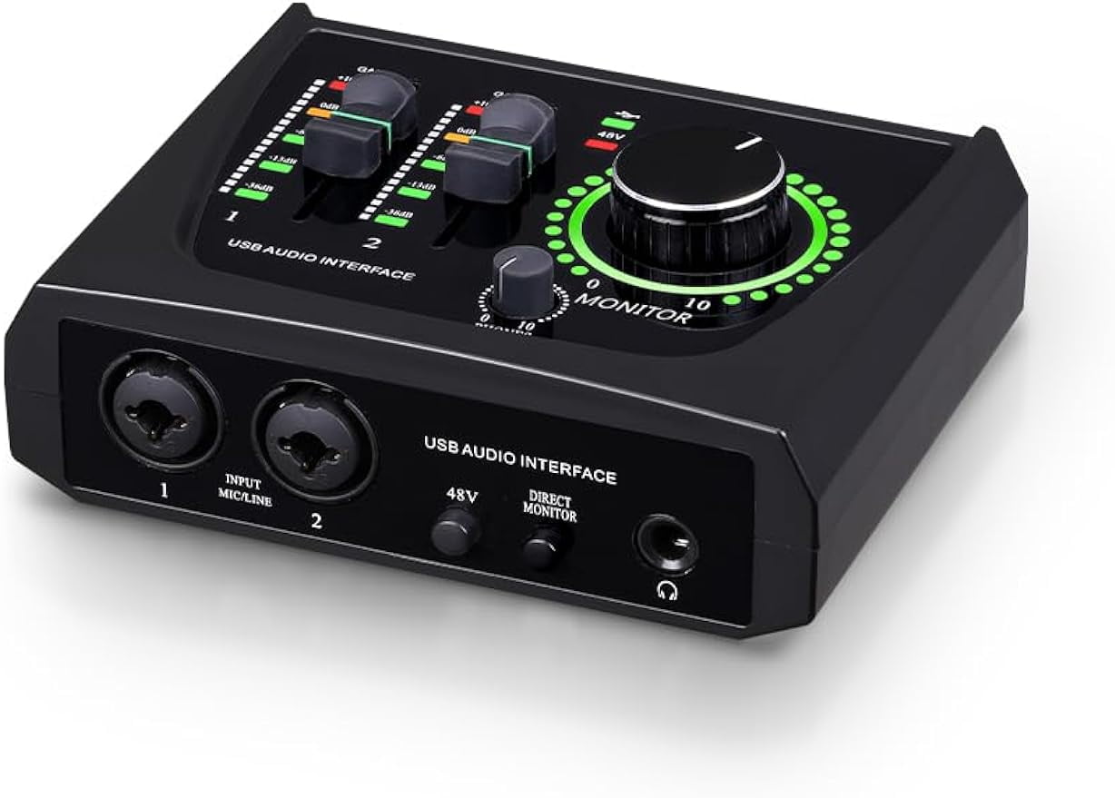 ⭐️新品未使用⭐️BOMGE ミニ 2 チャンネル USB オーディオ BOMGE mini 2 Channel USB Audio Interface for Recording, Streaming