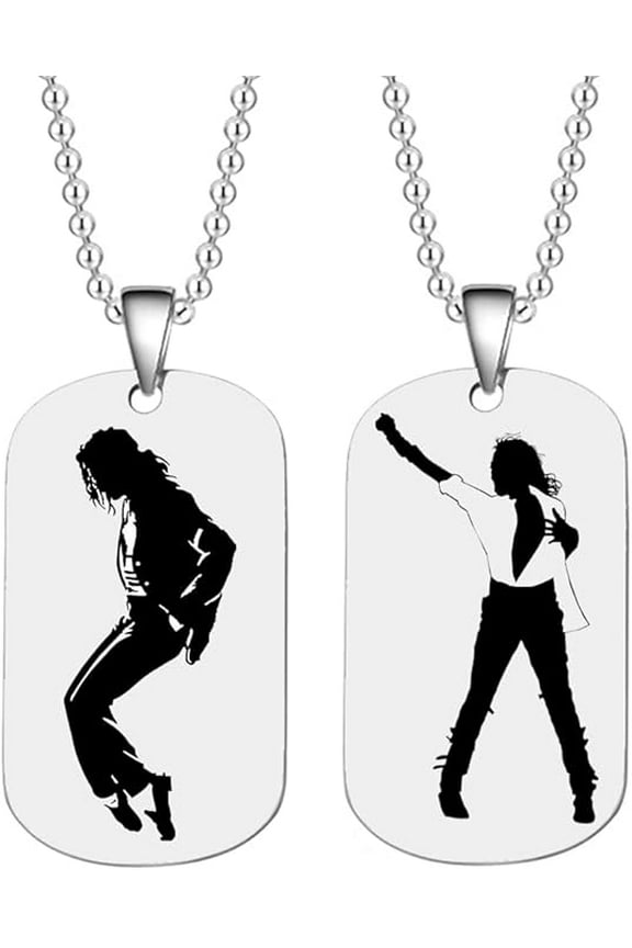 Fashion Michael Necklace for Men Women Fans Jewelry Pendant Memorial Collection Necklace 1 Pc