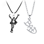 BOMJJOR Necklace Pendant for Men Women Jewelry Fans Memorial Collection Necklaces 2 Pieces