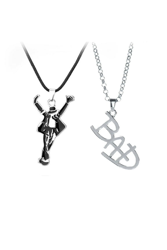Necklace Pendant for Men Women Jewelry Fans Memorial Collection Necklaces 2 Pieces