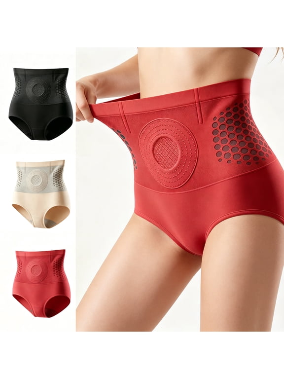 Fat Burning Shorts for Women High Waist Compression Body Shaping Micro Particle Fat Burning Sculpting Shorts,sculpting Short Red Medium