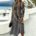 thumbnail image 1 of BOMYJESK Summer Dresses for Women Hugging Slim Beach Wrap Crossover V Neck a Line Dress Casual Vacation Lightweight Breathable Office Dress Light Gray L, 1 of 5