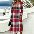 thumbnail image 1 of BOMYJESK Summer Dresses for Women 2026 Flowy Ruched Ruffle Hem Swing Midi Dresses Elegant Formal Spring Work Dresses Red L, 1 of 4