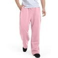 thumbnail image 1 of BOMYJESK Sweatpants for Men Workout Active Fleece Elastic Waist Pants Fall Winter Trendy Drawstring Sweatpants Active Running Light Weight Activewear Pink XL, 1 of 7