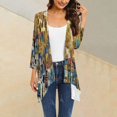 BOMYJESK Women's Cardigans 3/4 Sleeve 4x Plus Size Summer Cardigan
