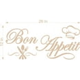 thumbnail image 1 of BON APPETIT VINYL WALL DECALS (YOU CHOOSE SIZE AND COLOR!), 1 of 2