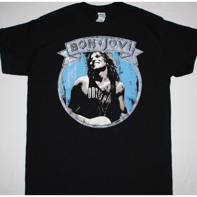BON JOVI NEW JERSEY TOUR SHIRT Best Rock Tshirts