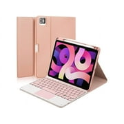 BONAEVER Touchpad Keyboard Case for iPad 12.9 inch 2022 2021 2020 2018 6th 5th 4th 3rd Generation Smart Stand Cover with Detachable Wireless Magnetic Keyboard, Pencil Holder