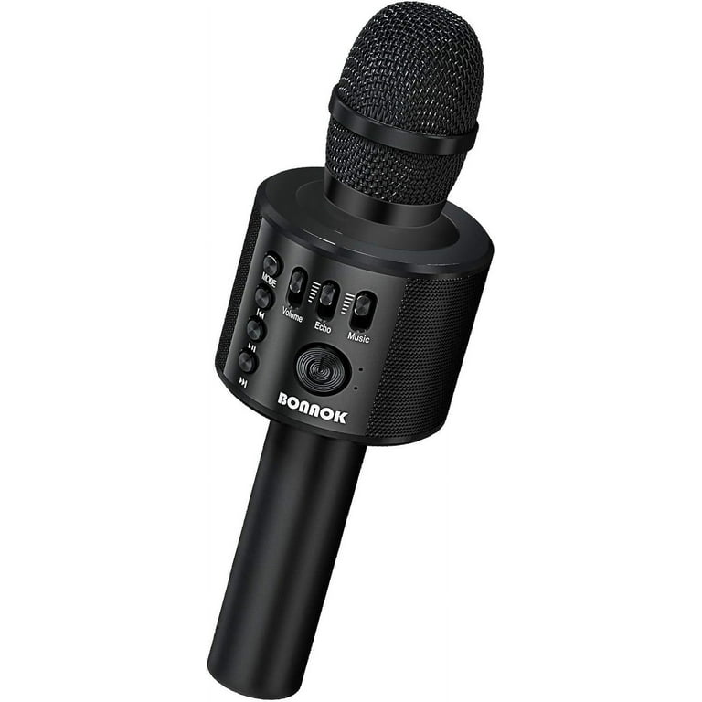 BONAOK Karaoke Microphone, Portable Wireless Bluetooth Karaoke Mic for  Adults&Kids Car Home Outdoor Party, Karaoke Machine for PC/All Smartphone  G50