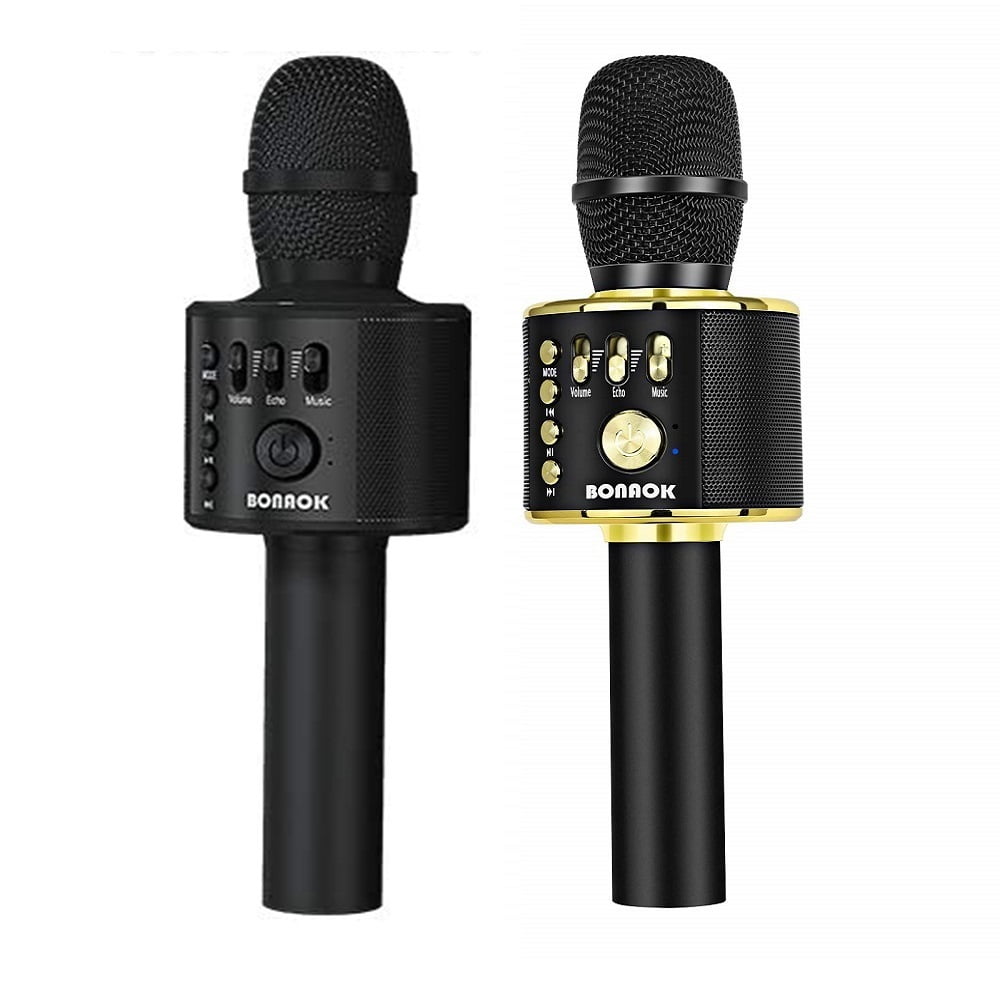 BONAOK Wireless Bluetooth Karaoke Microphone Q37 Gold – Bonaokofficial