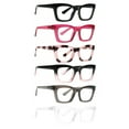 thumbnail image 1 of BONCAMOR 6 Pack Reading Glasses for Women Blue Light Blocking Eyeglasses with Spring Hinge+175, 1 of 7