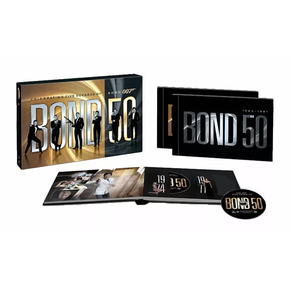 BOND 50: The Complete James Bond Collection [DVD][23 Discs, Action - Adventure, Espionage]