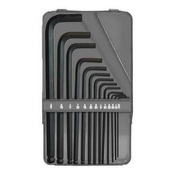 BONDHUS 10933 13 Pc. Metric Ball End L-Shaped Hex Key Set