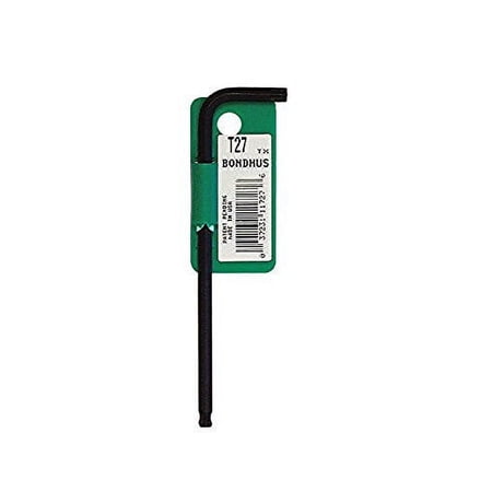 T27 Ball Star™ Torx®/Star Tip Ball End Long Arm L-Wrench, Protanium® High Torque Steel With Proguard™ Finish - Bondhus® USA