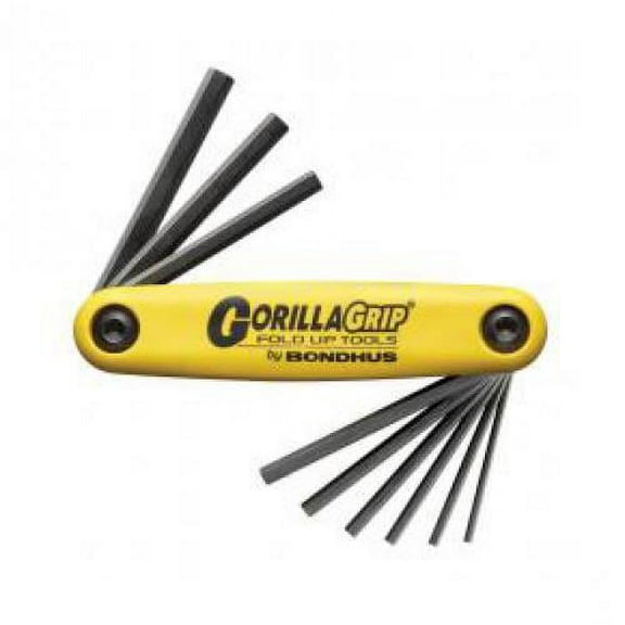 BONDHUS CORPORATION GORILLAGRIP FOLDUP SET 9pc .050 - 3/16"