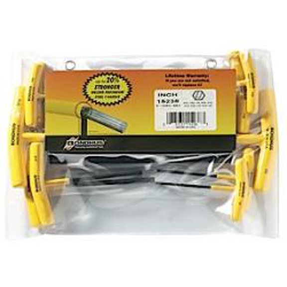 Bondhus BH15238 6 in. Hex T-Handles - 10 Piece
