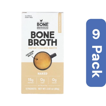 BONE BREWHOUSE BNE BROTH CHICKEN NAKED 2.82 OZ - Pack of 9