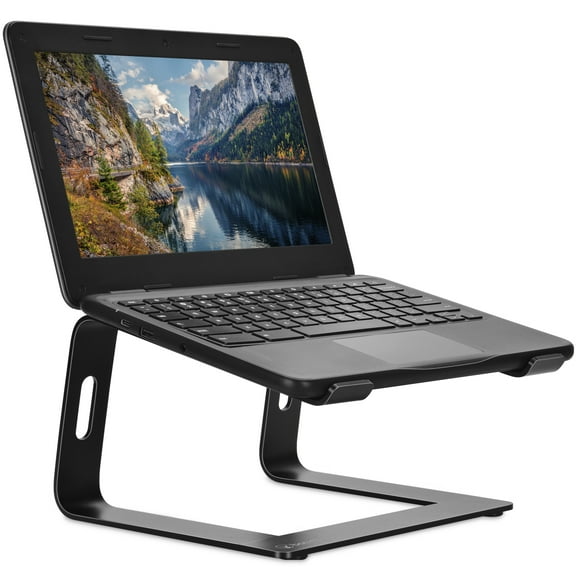 BONELK Elevate Stance Aluminium Riser Laptop Stand - Black