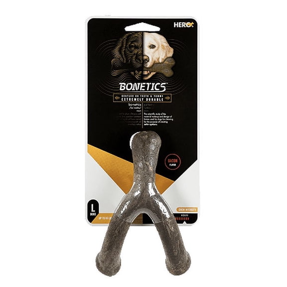 BONETICS LARGE WISHBONE, BACON FLAVOR