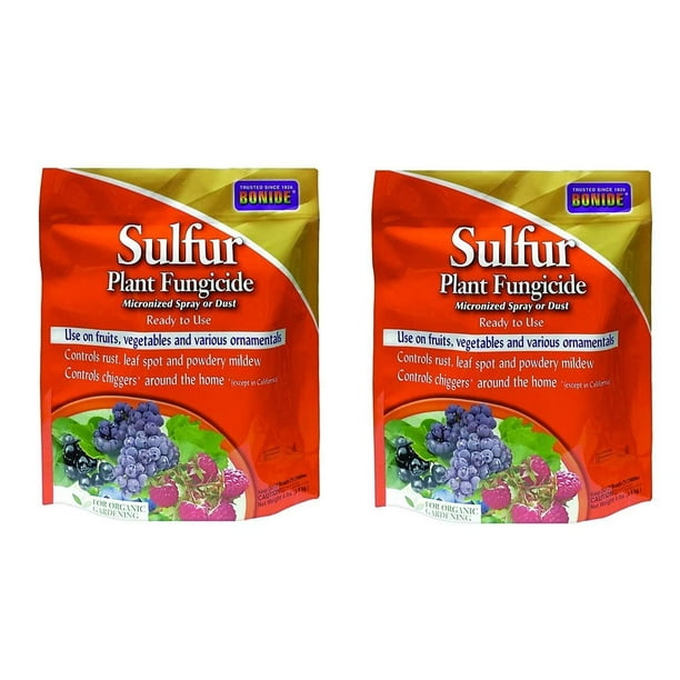 BONIDE Products INC 142 Sulfur Plant Fungicide Organically Controls