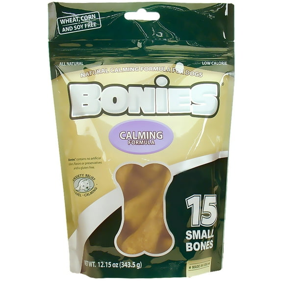 BONIES Natural Calming Formula Multi-Pack SMALL (15 Bones / 12.15 oz)