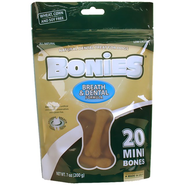 BONIES Natural Dental Health MultiPack MINI (20 Bones / 7 oz