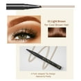 BONINGGG 1ml Water Sweat Proof Quad Tip Liquid Eyebrow Pencil For