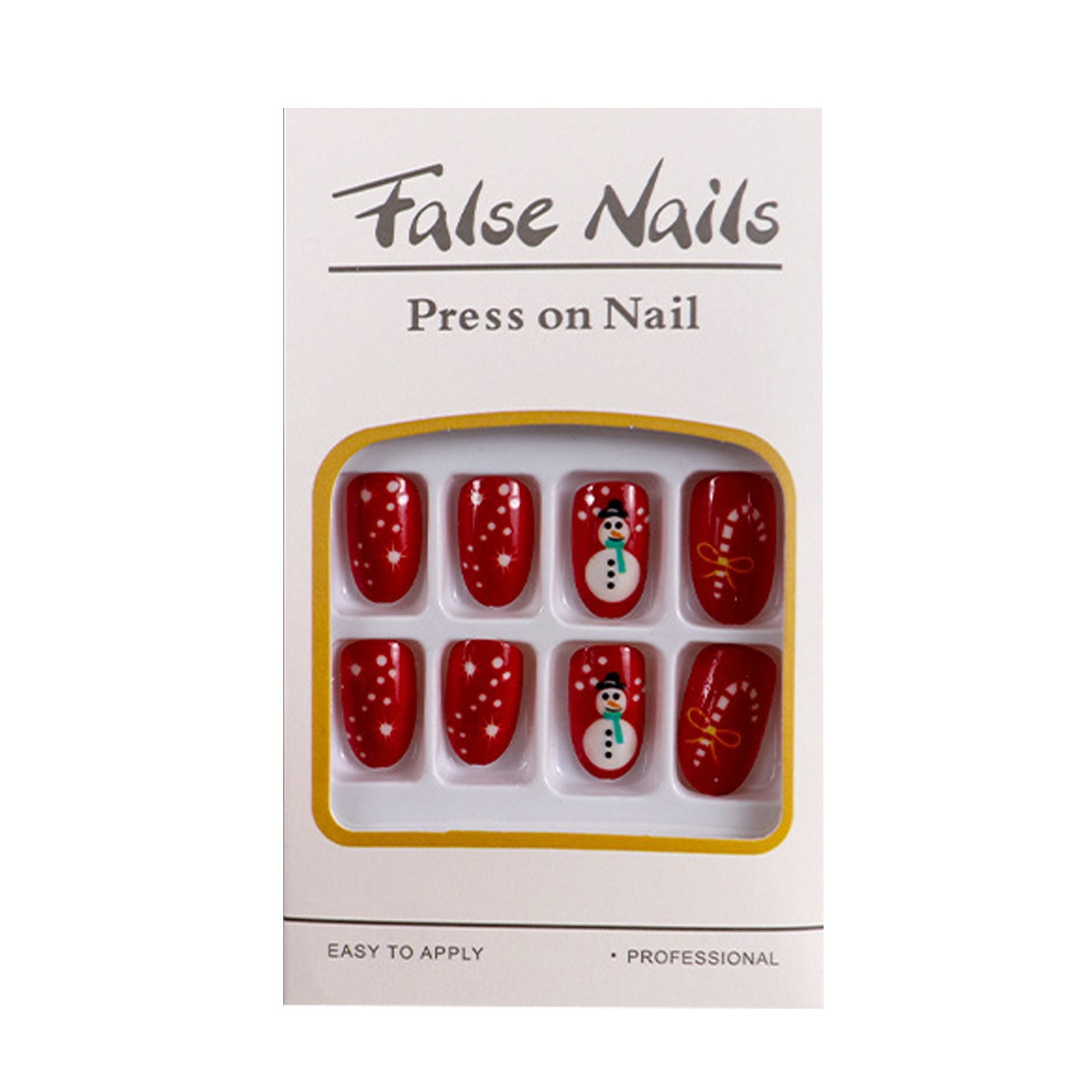 BONINGGG 24 Piece Christmas Wearable Snowflake Reindeer Santa False