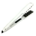 BONINGGG 3D Grid Hair Crimper Ceramic Hair Corrugated Curler Flat Corn