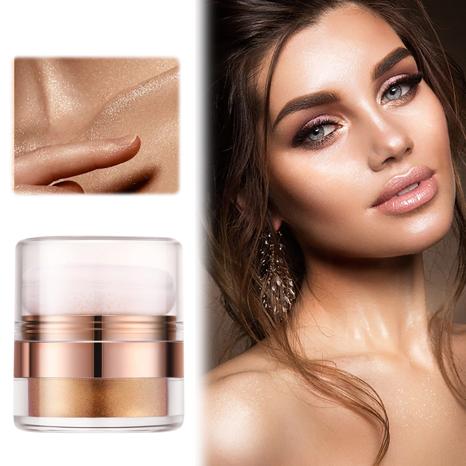 BONINGGG Air Cushion Instant Highlighter Powder Makeup Body And Face