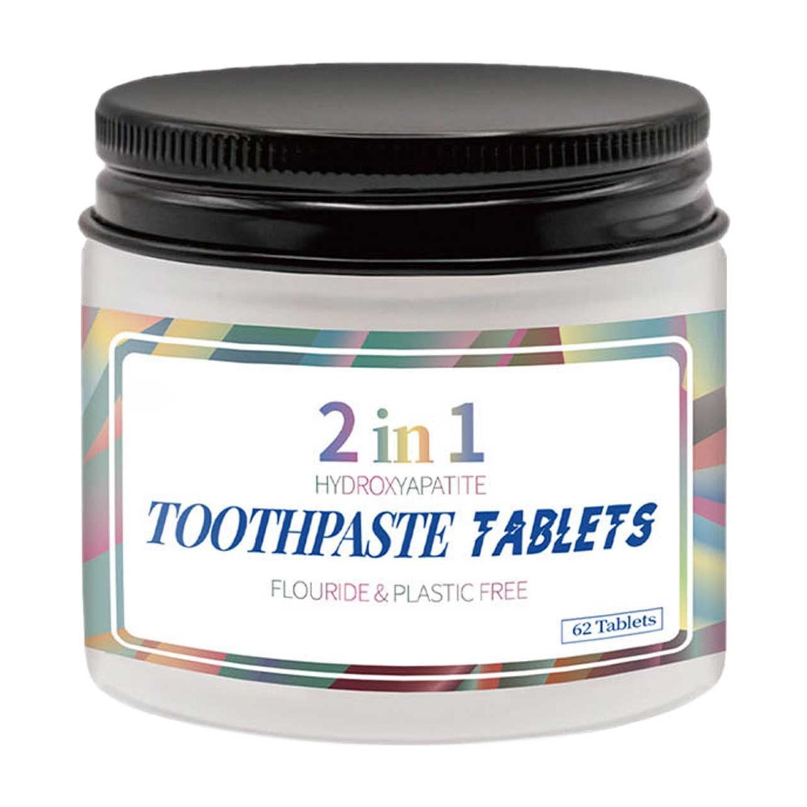 BONINGGG Chewable Toothpaste Tablets Natural Paste Tabs Fluoride Earth