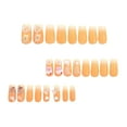 BONINGGG Clear Glue On Nails Xcoat Tips Kids Glue On Nails Beauty