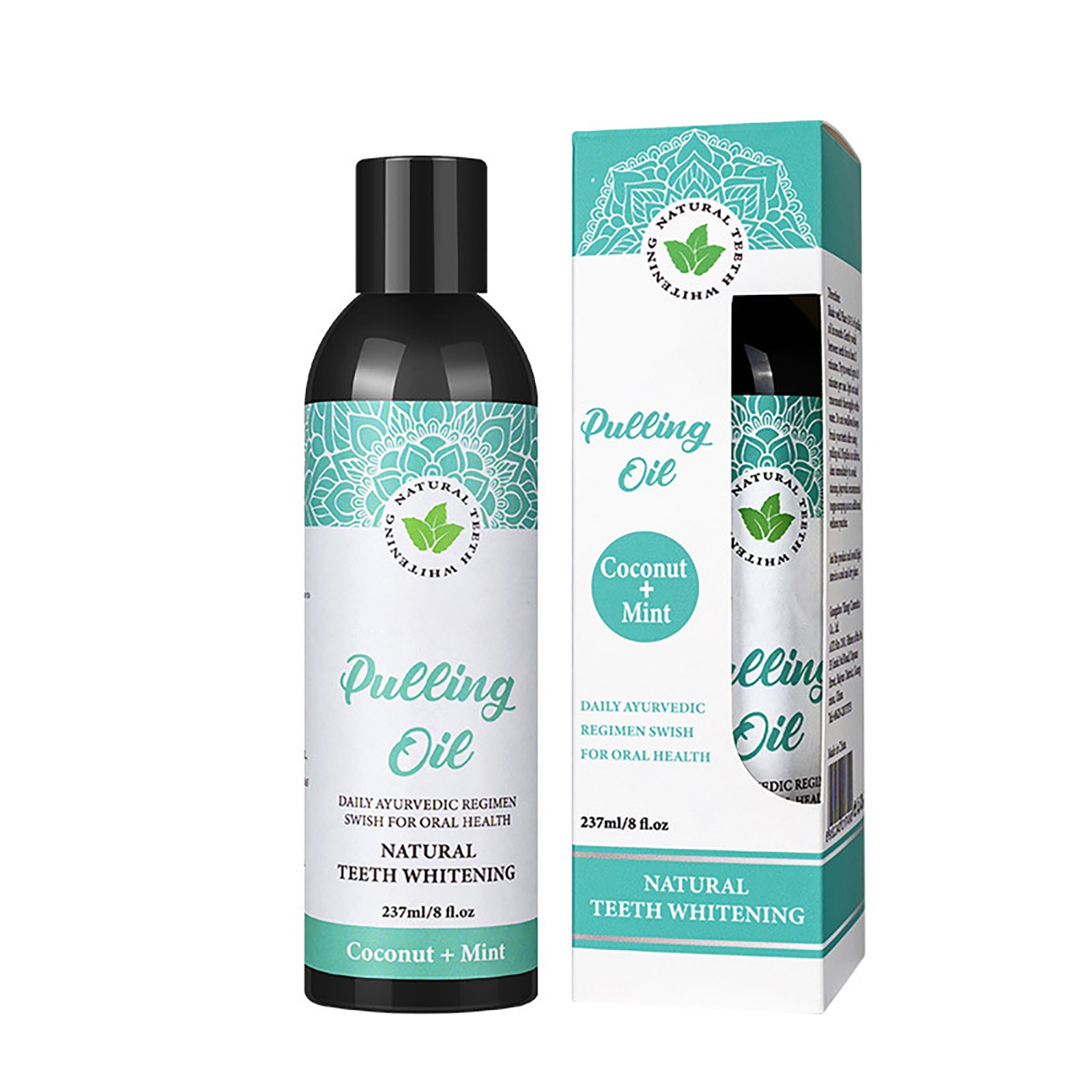 BONINGGG Coconut Oil Pulling Mouthwash For Fresh Breath Oral Care Teeth