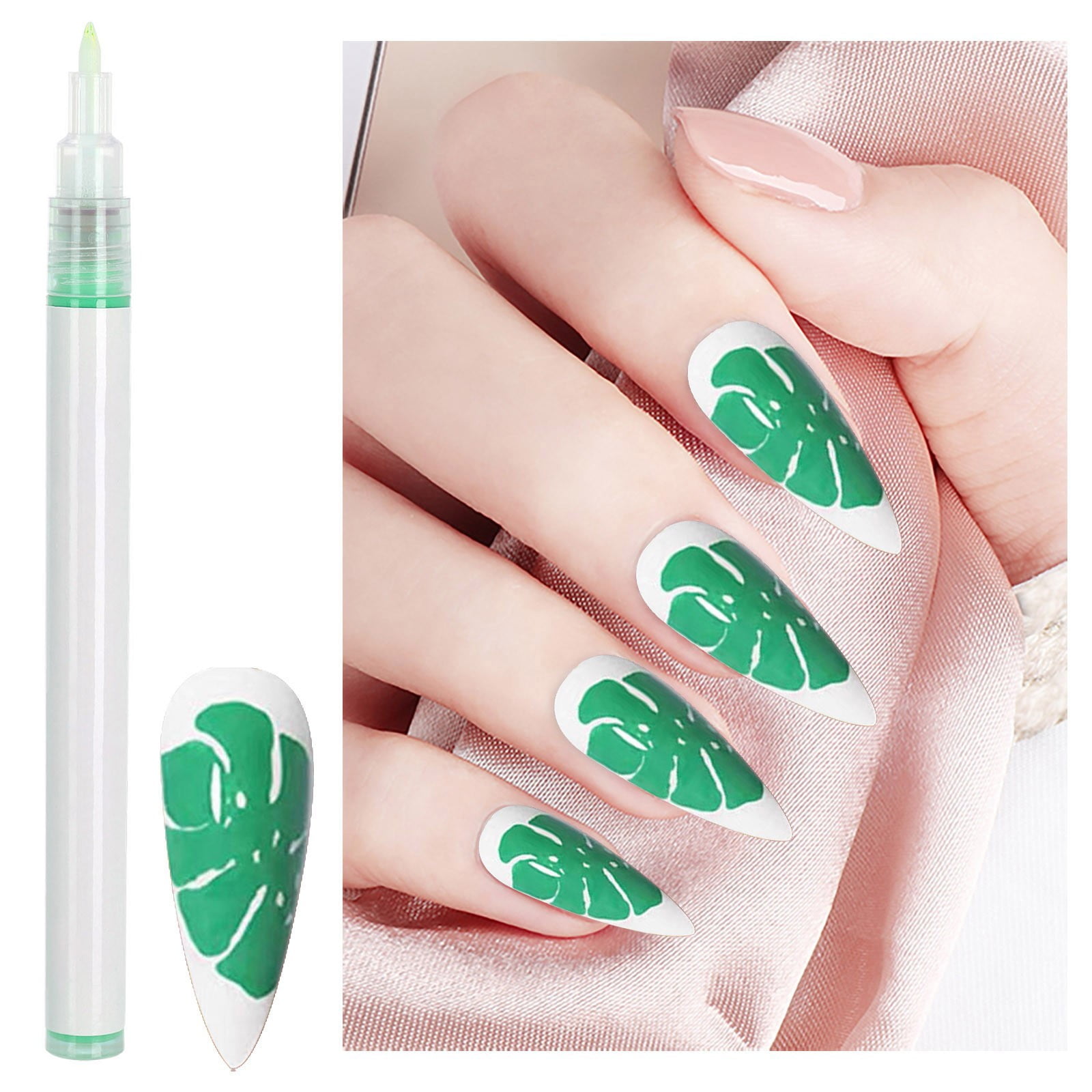 BONINGGG Color Nail 3D Color Paint Pen Nail Point Painting Line Drawing