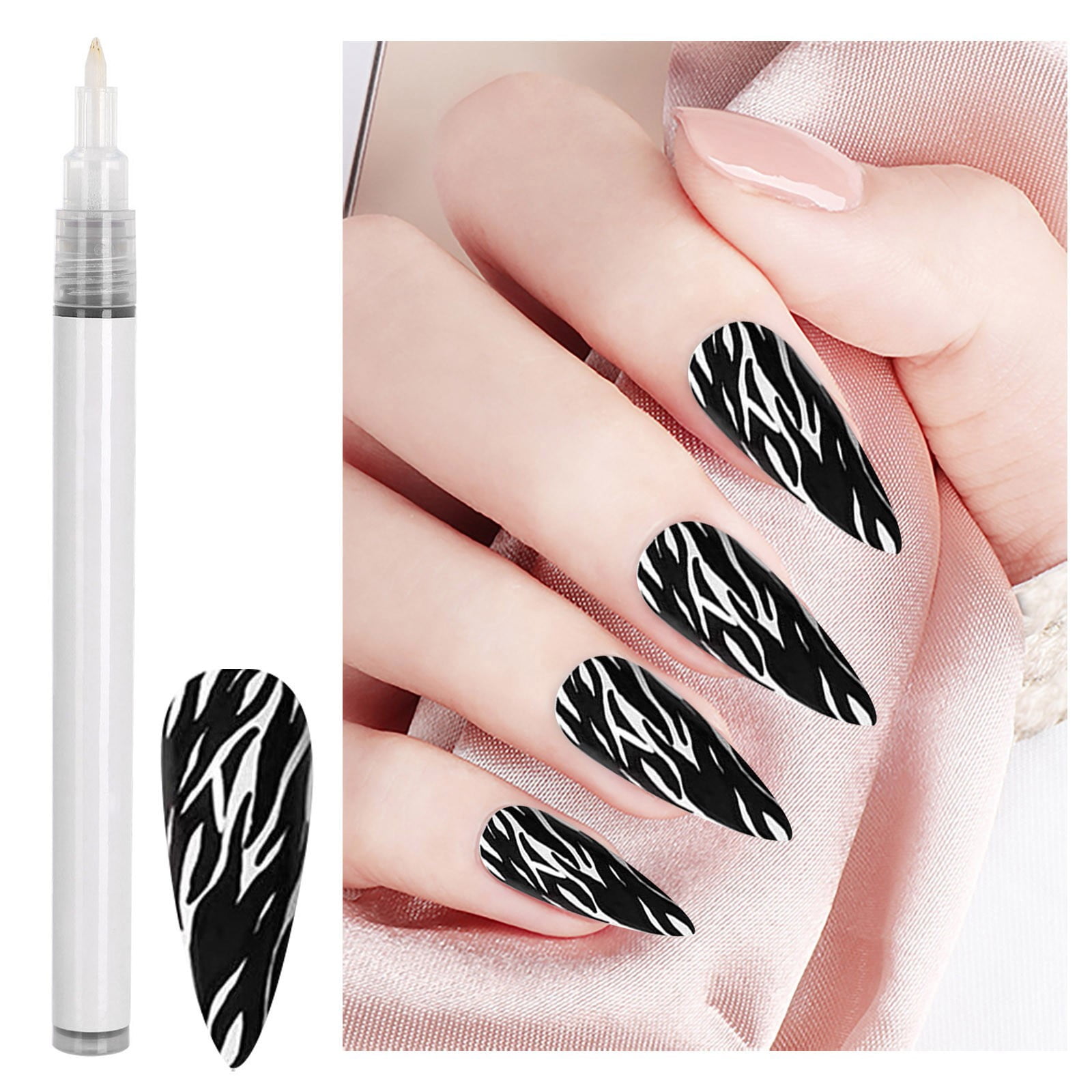 BONINGGG Color Nail 3D Color Paint Pen Nail Point Painting Line Drawing