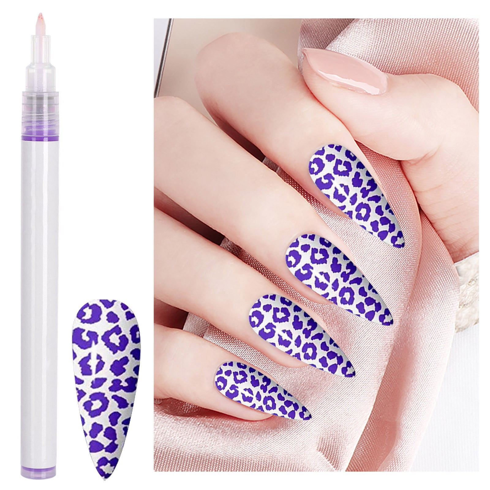 BONINGGG Color Nail 3D Color Paint Pen Nail Point Painting Line Drawing