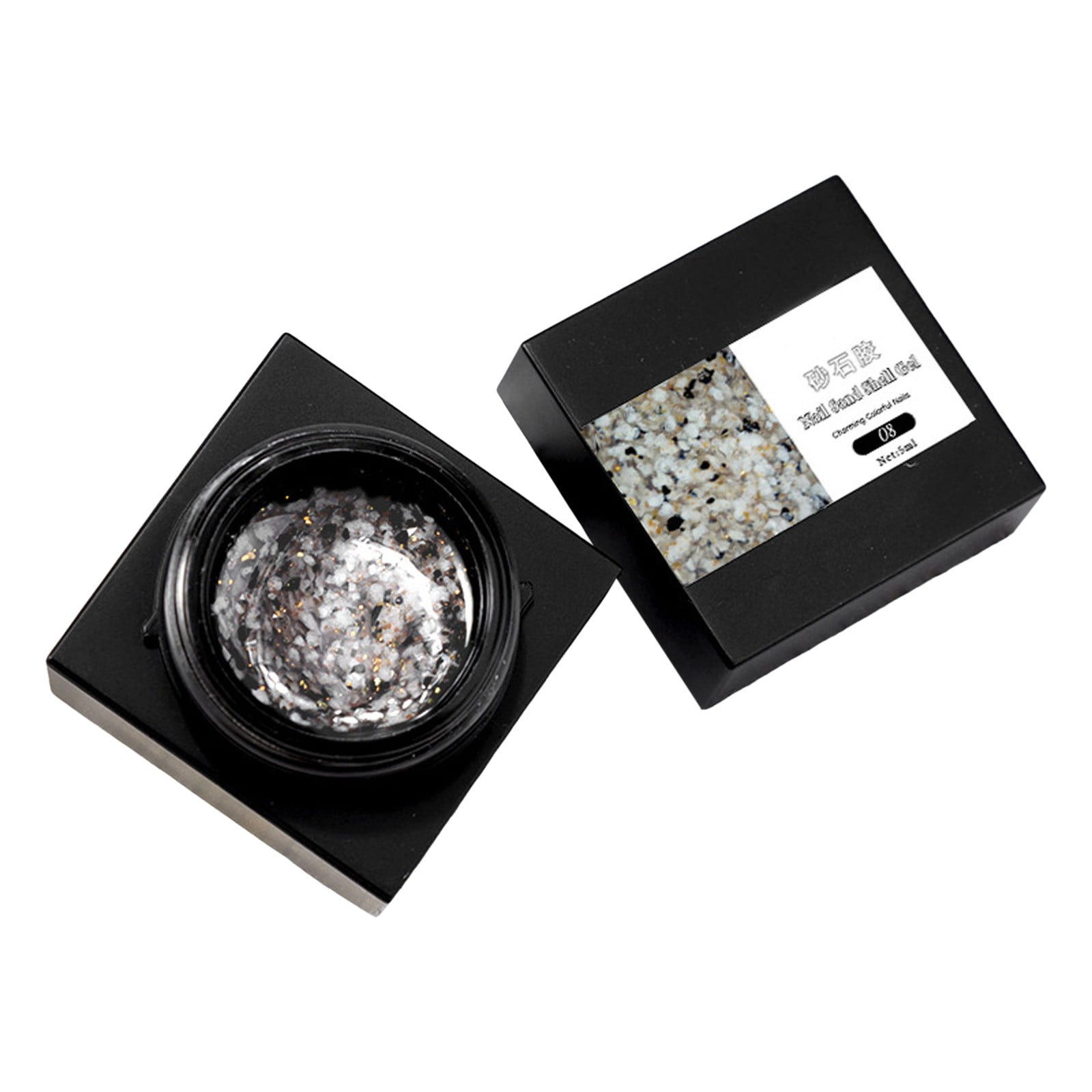 BONINGGG Eight Styles Sand And Stone Glue Piece Nail Canned Nail